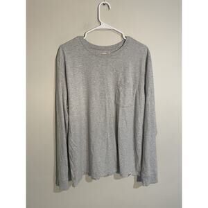 Best Made Co Long Sleeve Pocket‎ T-Shirt Mens XL Gray Supima Cotton US Made